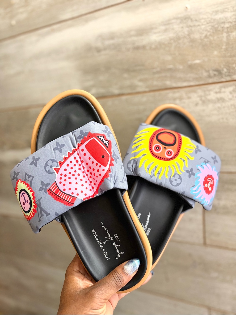 LV x Yayoi Kusama Pool Pillow Comfort Flat Sandals